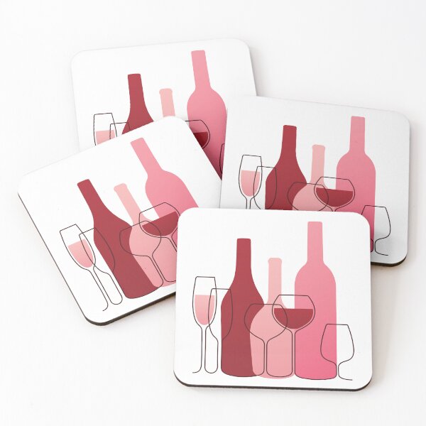 Item preview, Feminine Wine Silhouette + Line Art (Gradient) designed and sold by NMattsonDesigns.