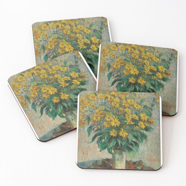 Item preview, Claude Monet Jerusalem Artichoke Flowers designed and sold by BoldDuck.