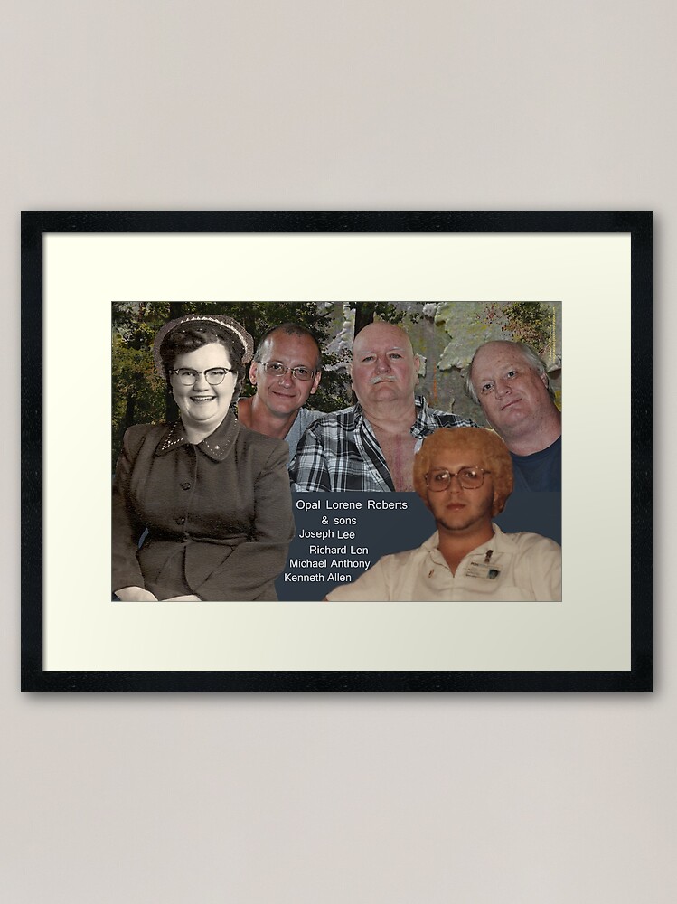 Thumbnail 1 of 7, Framed Art Print, Opal Lorene Roberts and Sons designed and sold by michaelasamples.