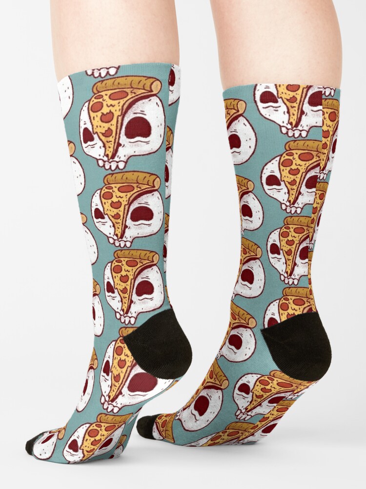 Discover Pizza Skull Chaussettes