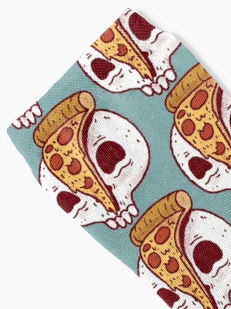 Discover Pizza Skull Chaussettes