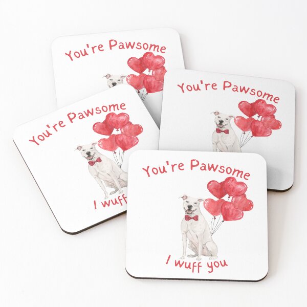 Item preview, My Dog is My Valentine - Amercian Staffordshire Valentine designed and sold by beastieboutique.
