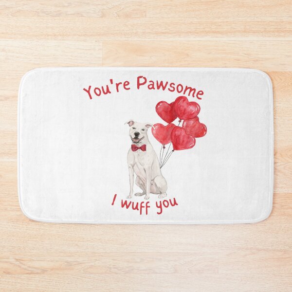 Item preview, My Dog is My Valentine - Amercian Staffordshire Valentine designed and sold by beastieboutique.
