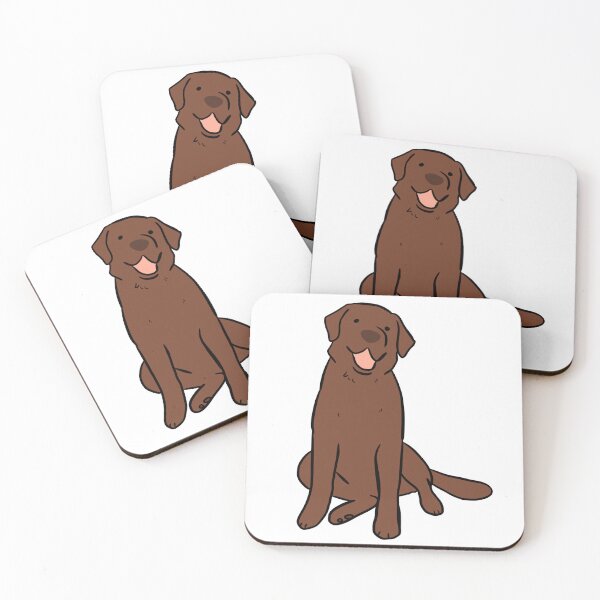 Item preview, Brown labrador retriever illustration  designed and sold by Yarafantasyart.