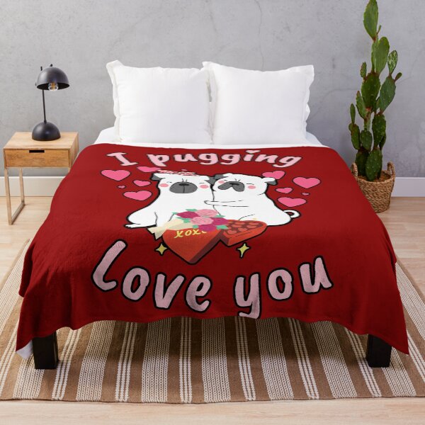 Item preview, Valentine's Day I pugging love you designed and sold by INSOMNIAC101.