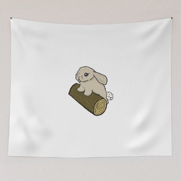 Item preview, Brown Bunny en un registro designed and sold by luffnstuff.
