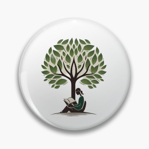 Item preview, Book Reading under a Tree - Designs for a Green Future designed and sold by GreenBubble - Shop and reforest.