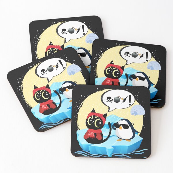 Item preview, a angry cat lost in Antarctica designed and sold by Animal world designs.