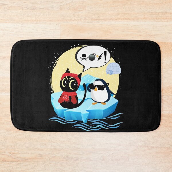 Item preview, a angry cat lost in Antarctica designed and sold by Animal world designs.