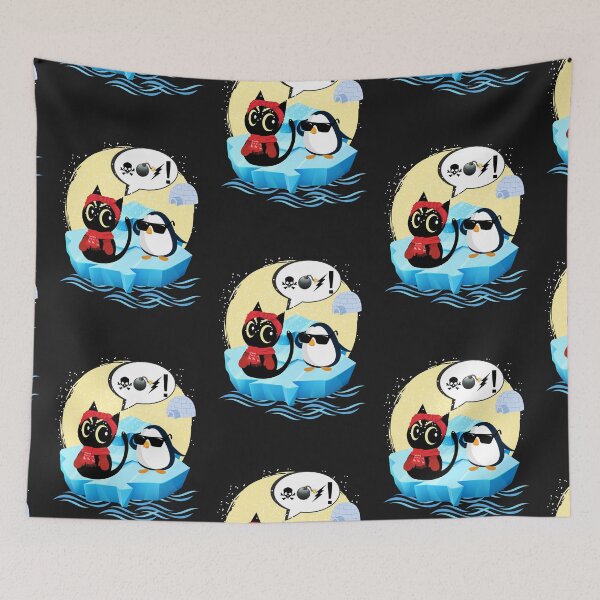 Item preview, a angry cat lost in Antarctica designed and sold by Animal world designs.