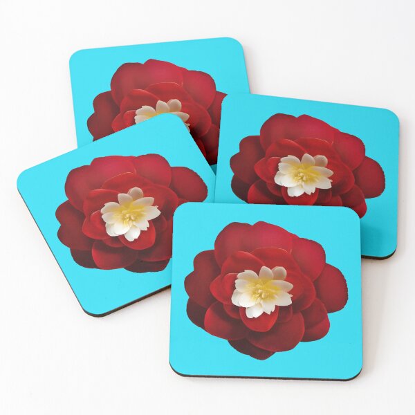 Item preview, Red camellia flower designed and sold by gramizzia.