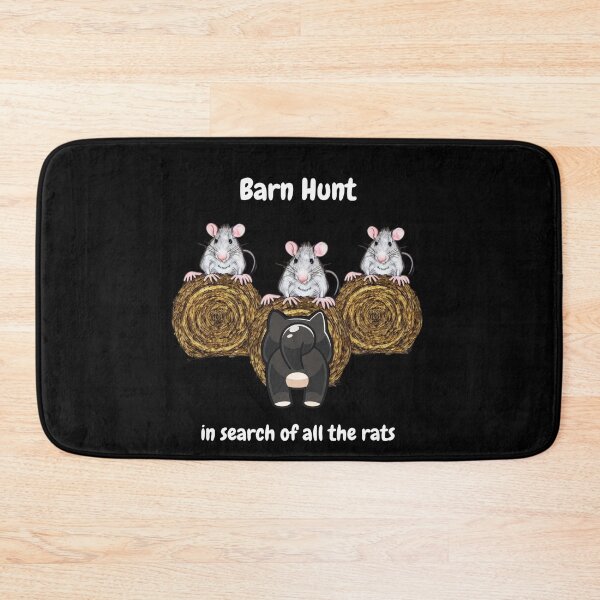 Item preview, Funny Barn Hunt - in search of all the rats with a cute dark Shiba Inu designed and sold by Just4doglovers.