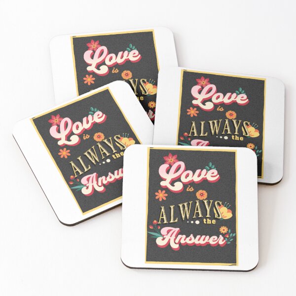 Item preview, Love is always the answer designed and sold by Nicole DeAngelis Art .