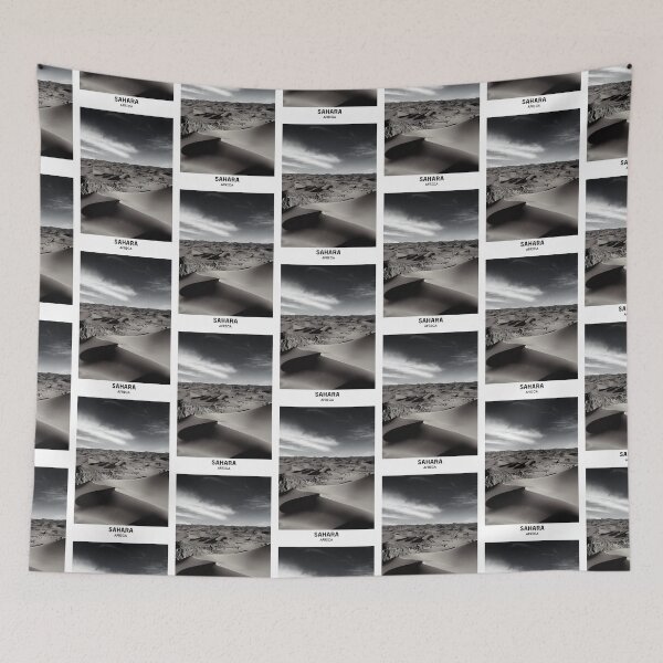 Item preview, Sahara Desert Africa Dorm Room Essentials Minimalist Poster Design  designed and sold by SirajDecors.
