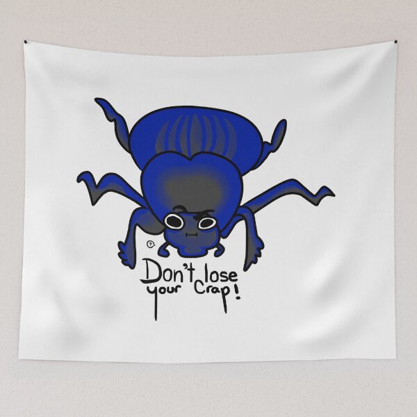 Item preview, Anger management dung beetle designed and sold by MurderBeanArt.