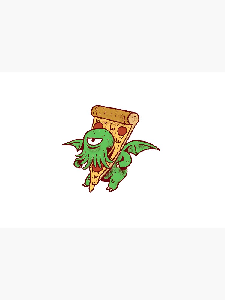 Pizza Cthulhu Monster by mokokosaurus