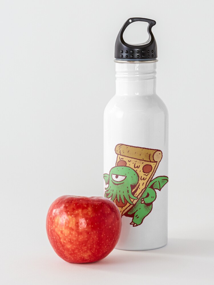 Alternate view of Pizza Cthulhu Monster Water Bottle