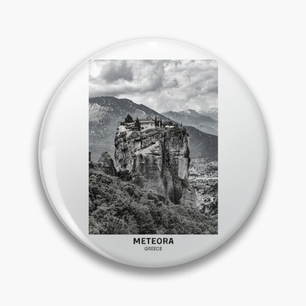 Item preview, Meteora Greece Dorm Room Essentials Minimalist Poster Design  designed and sold by SirajDecors.