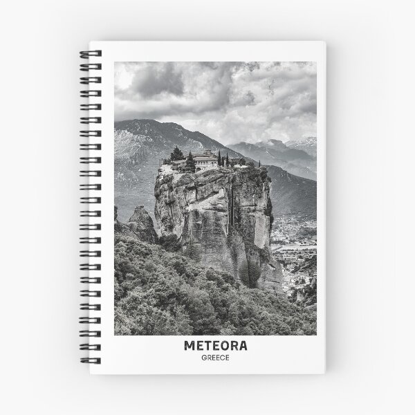 Item preview, Meteora Greece Dorm Room Essentials Minimalist Poster Design  designed and sold by SirajDecors.