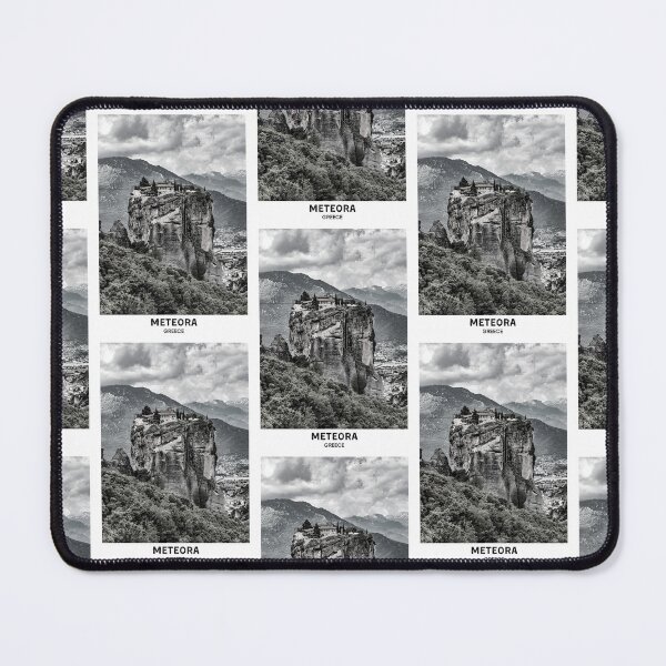 Item preview, Meteora Greece Dorm Room Essentials Minimalist Poster Design designed and sold by SirajDecors.