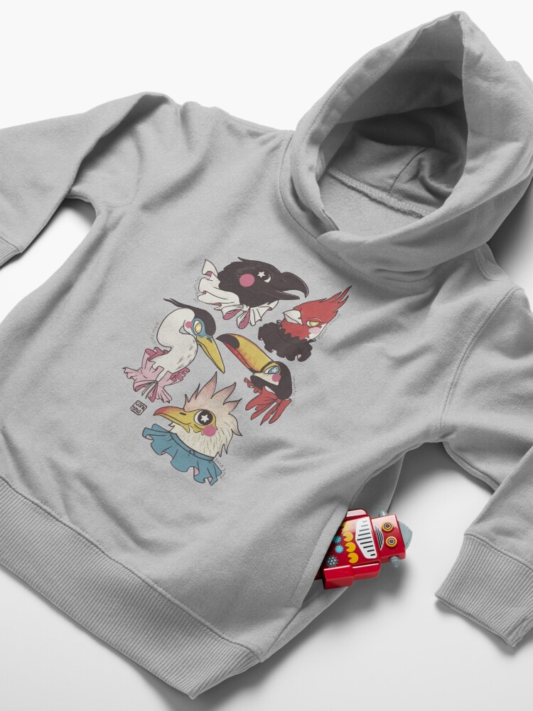 Alternate view of Brazilian birds Toddler Pullover Hoodie