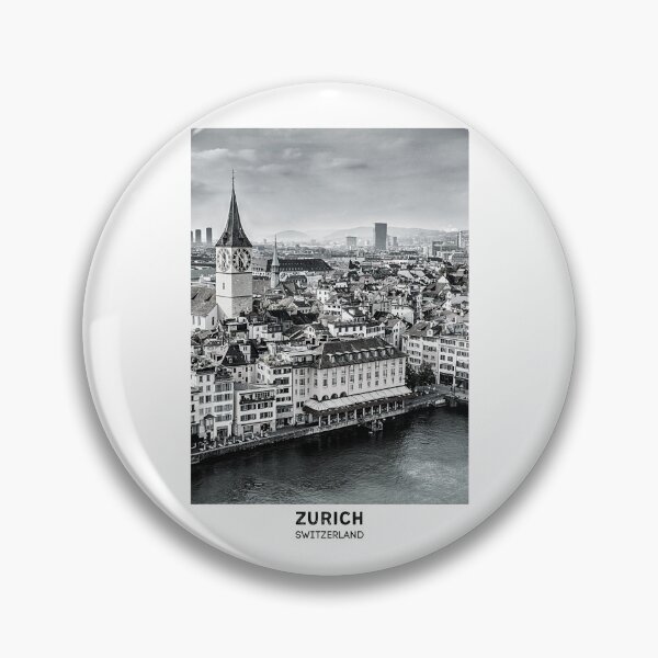Item preview, Zurich Switzerland Dorm Room Essentials Minimalist Poster Design  designed and sold by SirajDecors.