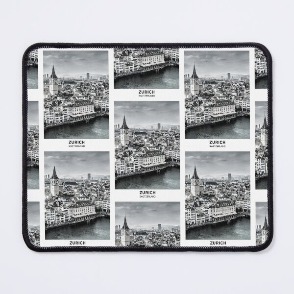 Item preview, Zurich Switzerland Dorm Room Essentials Minimalist Poster Design designed and sold by SirajDecors.