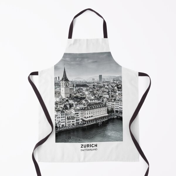 Item preview, Zurich Switzerland Dorm Room Essentials Minimalist Poster Design  designed and sold by SirajDecors.