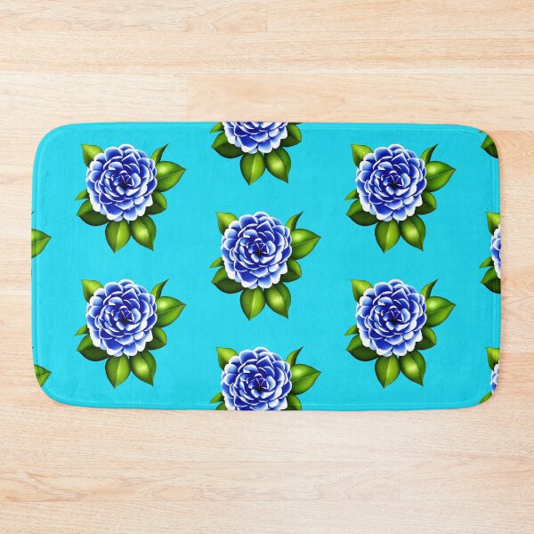 Item preview, Blue camellia flower designed and sold by gramizzia.