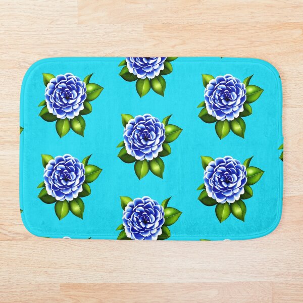 Item preview, Blue camellia flower designed and sold by gramizzia.