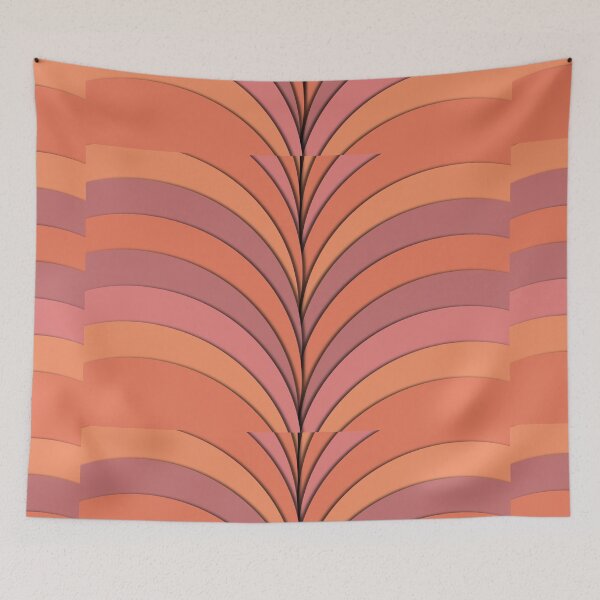 Item preview, volumetric illustration with semicircles designed and sold by Arzu Abbas.