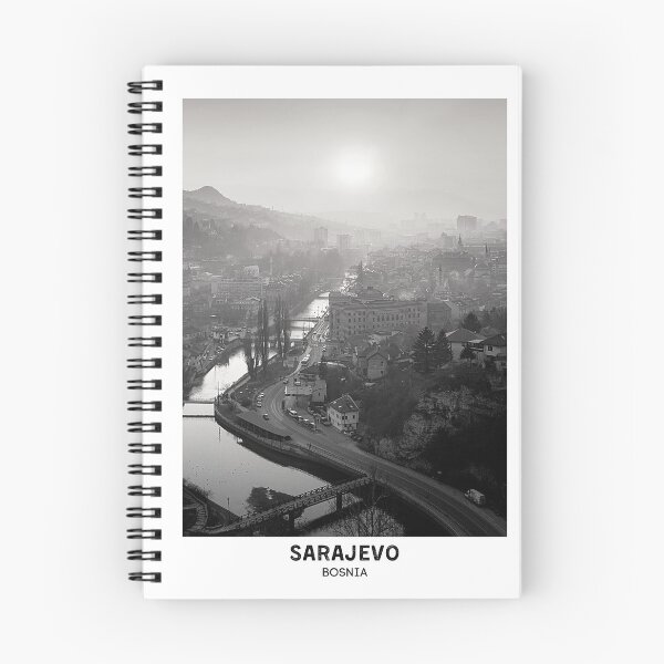 Item preview, Sarajevo Bosnia Capital Dorm Room Essentials Minimalist Poster Design  designed and sold by SirajDecors.