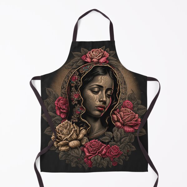 Item preview, Dark-Skinned Young Woman Virgen de Guadalupe designed and sold by RuizCreative.
