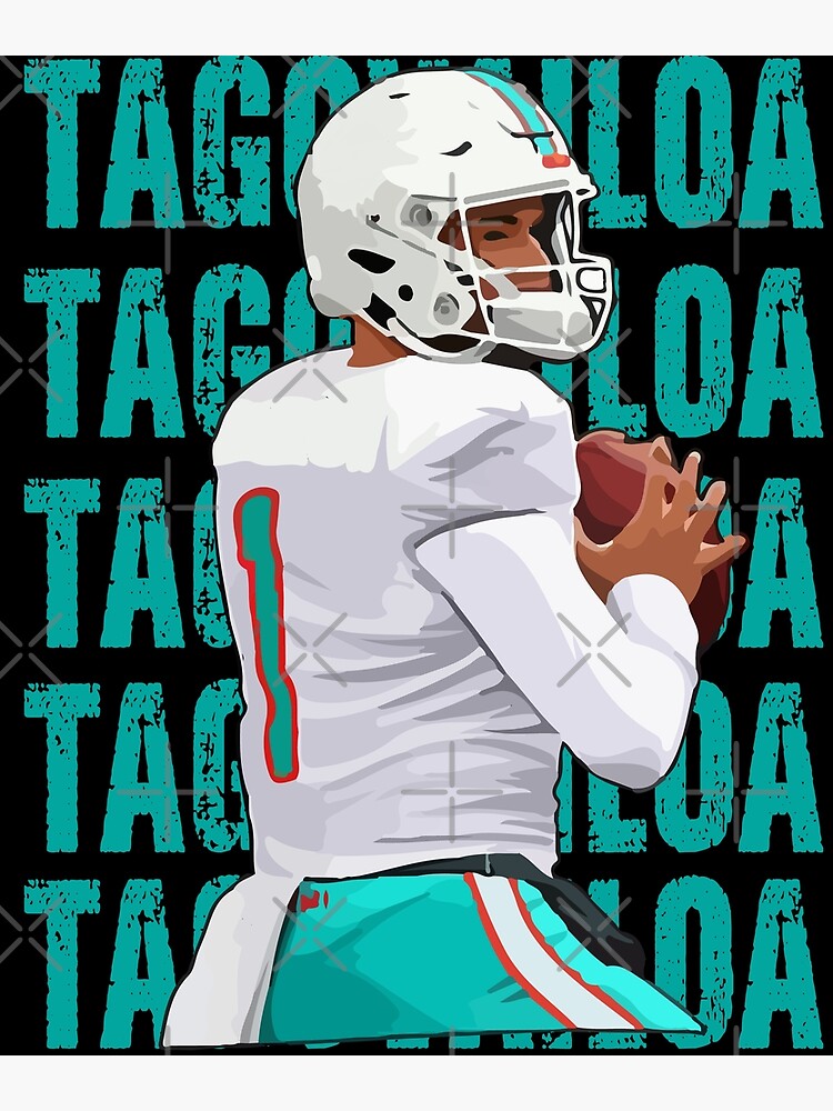 Tua Tagovailoa Back-To Sticker for Sale by RatTrapTees