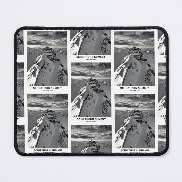Item preview, Schilthorn Summit Switzerland Dorm Room Essentials Minimalist Poster Design designed and sold by SirajDecors.