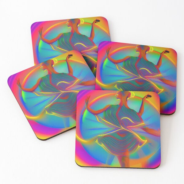 Item preview, Unity In Dance No.1 - Astral Cosmic AI Illustration designed and sold by Recall-Design.