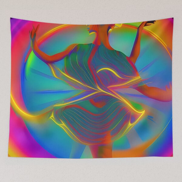 Item preview, Unity In Dance No.1 - Astral Cosmic AI Illustration designed and sold by Recall-Design.