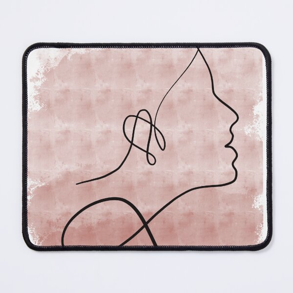 Item preview, Minimal side profile soft pink designed and sold by ejmDesignsxox.