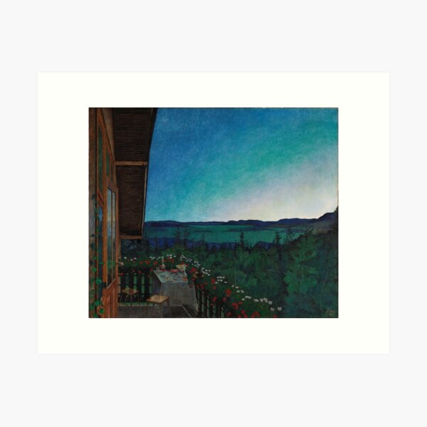 Item preview, Summer Night by Harald Sohlberg, 1899 designed and sold by Vintage Wall Art.