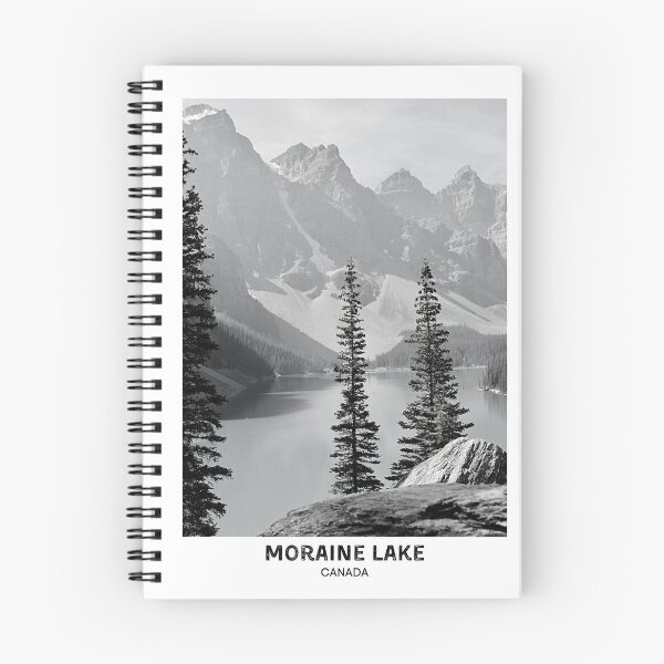 Item preview, Moraine Lake Canada Dorm Room Essentials Minimalist Poster Design  designed and sold by SirajDecors.