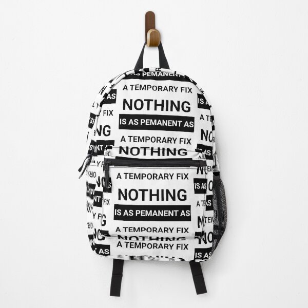 Item preview, nothing is as permanent as a temporary fix, programming quote designed and sold by ismdesigner.