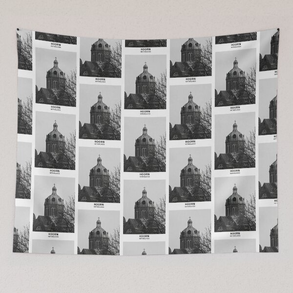 Item preview, Hoorn Netherlands Dorm Room Essentials Minimalist Poster Design  designed and sold by SirajDecors.
