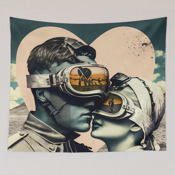 Item preview, LOVE IN SPACE Midjourney AI Artwork designed and sold by davidjulie.