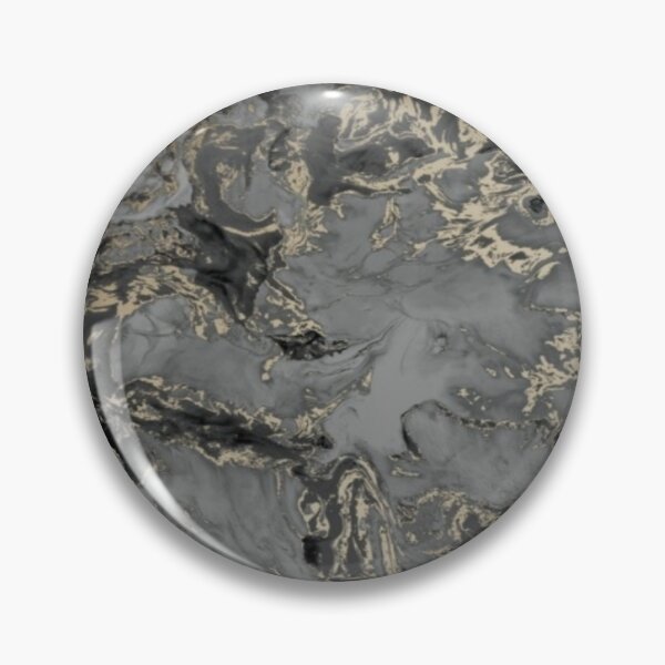 Item preview, Liquid Marble Abstract Charcoal & Gold Effect Colorful Art designed and sold by WearWolfDesigns.