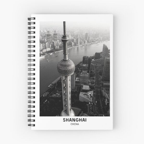 Item preview, Shanghai China Dorm Room Essentials Minimalist Poster Design  designed and sold by SirajDecors.