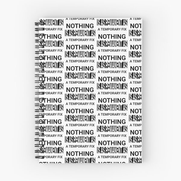 Item preview, nothing is as permanent as a temporary fix, programming quote designed and sold by ismdesigner.