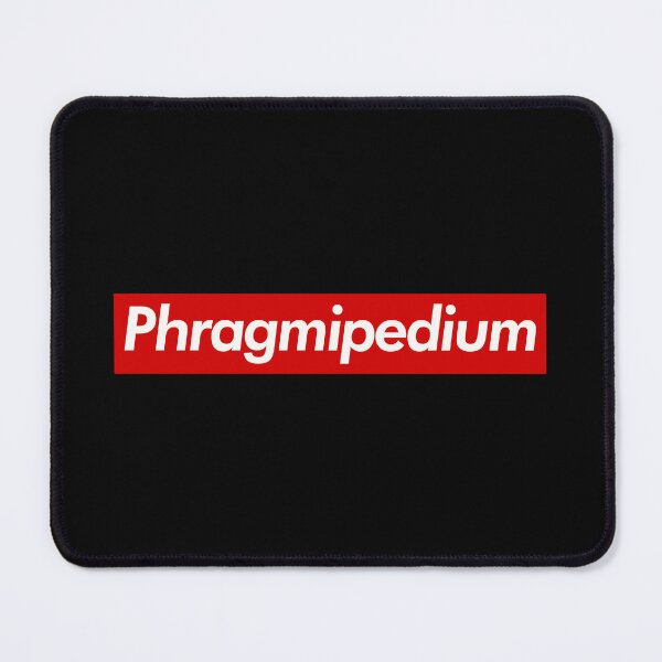 Item preview, Phragmipedium White Text - Red Background designed and sold by PEK1787.
