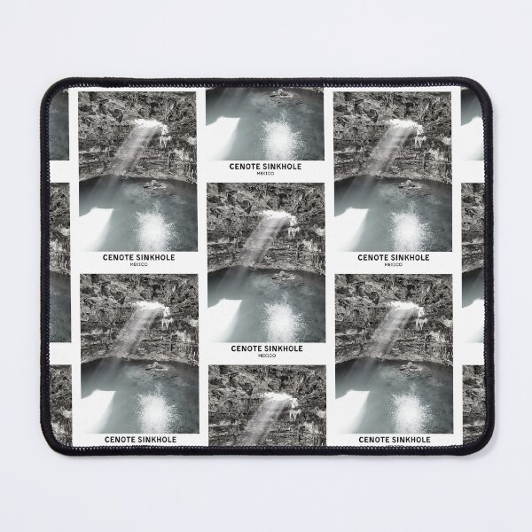 Item preview, Cenote Sinkhole Mexico Dorm Room Essentials Minimalist Poster Design designed and sold by SirajDecors.