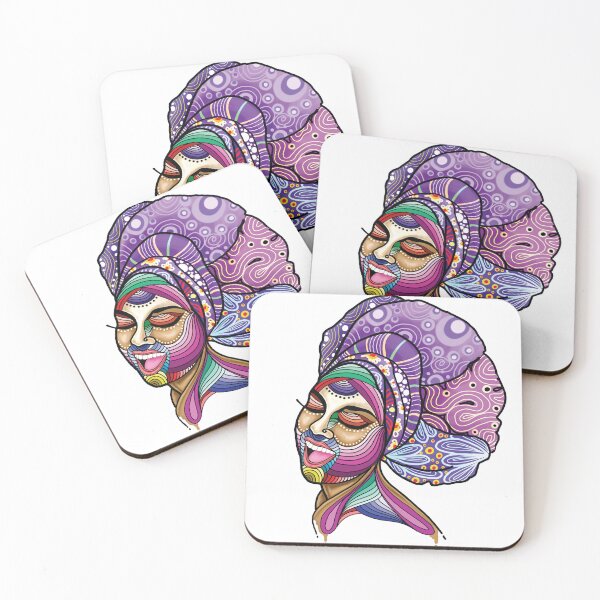 Item preview, Happy and Colorful African Woman designed and sold by Kainene.