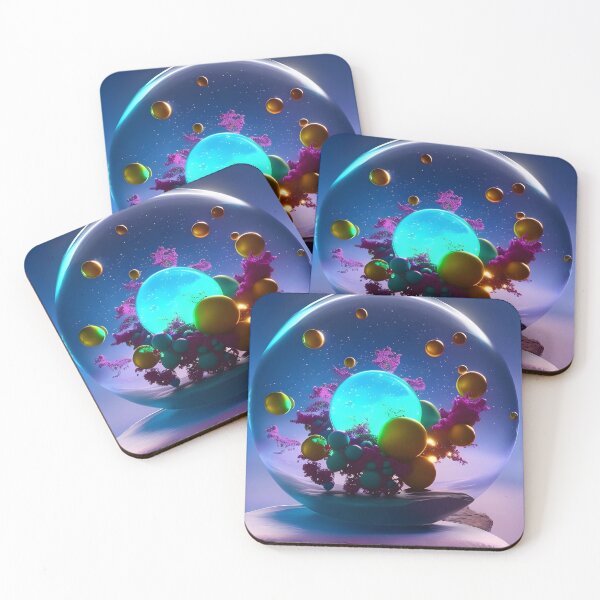 Item preview, Abstract Alien Galaxy in a bubble designed and sold by ambyai.